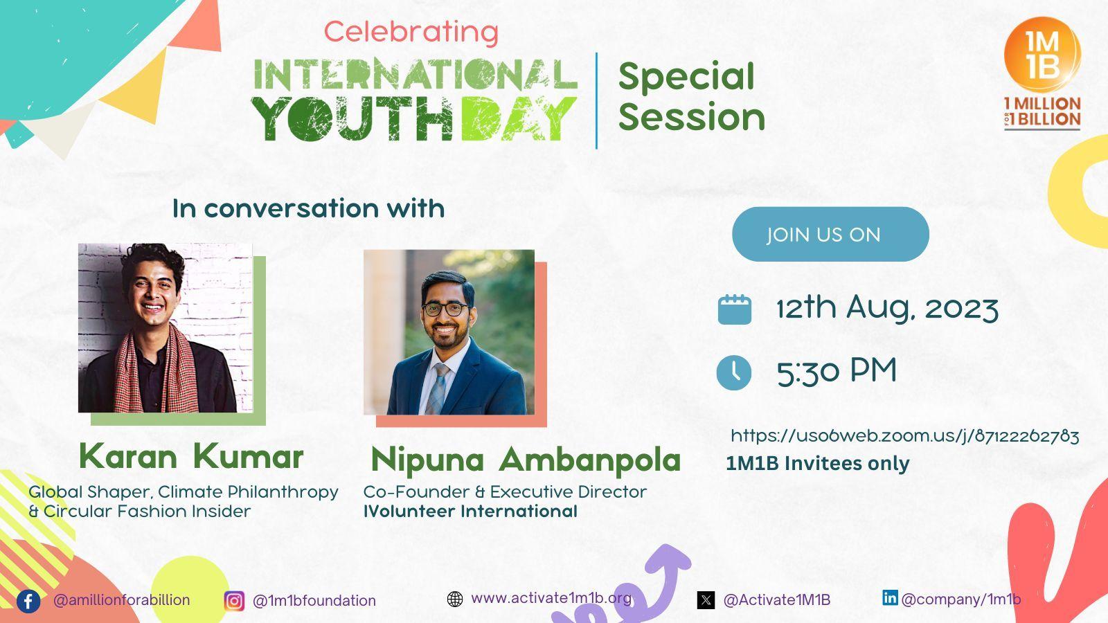 speech on international youth day 2023